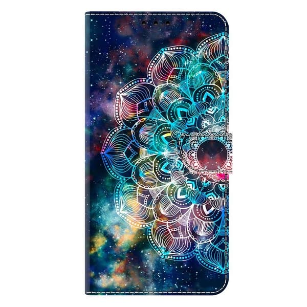 Samsung Galaxy S26 Plånboksfodral TPU + Konstläder Flip - Gyro Flower