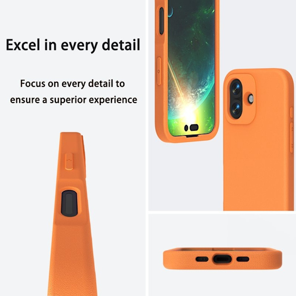 Mobilskal till iPhone 17 Shockproof EVA - Orange Orange