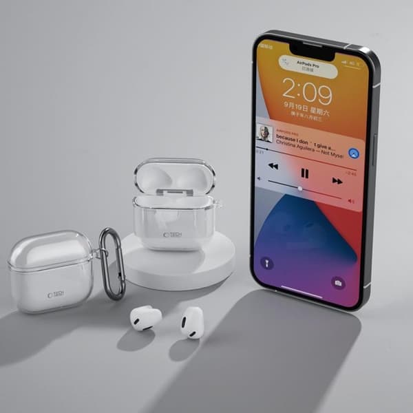 Tech-Protect Airpods 4 Cover Flexair - Klar Transparent