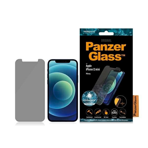 PanzerGlass iPhone 12 mini Härdat Glas Skärmskydd Privacy