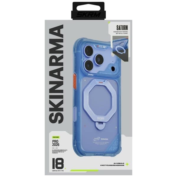 Skinarma Mobilskal För iPhone 18 Pro/17 Pro Magsafe Saturn - Blå