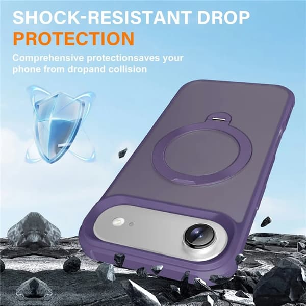 Mobilskal till iPhone Air MagSafe Kickstand TPU + PC - Lila Lila