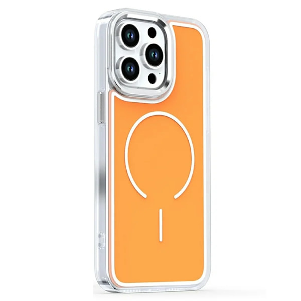 Mobilskal till iPhone 15 Pro Magsafe Electroplated - Orange Orange