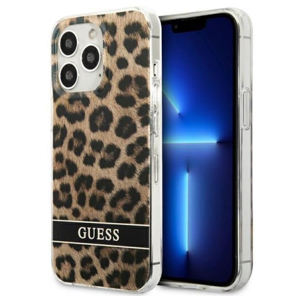 Guess iPhone 13 Pro Mobilskal Leopard - Brun
