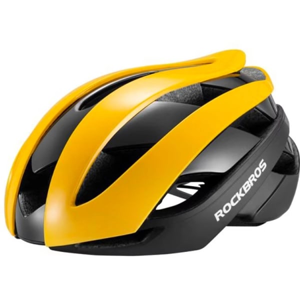 Rockbros pyöräilykypärä L - musta/keltainen