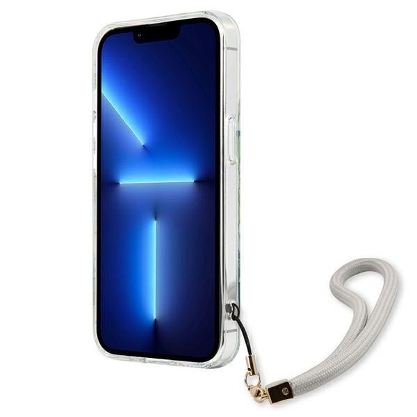 Guess iPhone 13 Mini Skal Flower Strap - Vihreä Grön