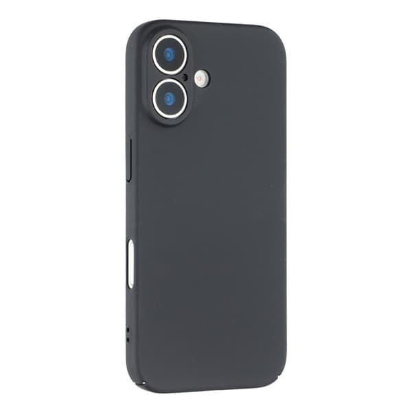 Mobilskal till iPhone 17 Skin-Touch Rubberized Hard PC - Svart Svart