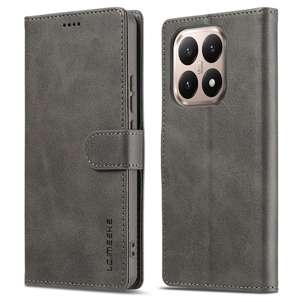 LC.IMEEKE Xiaomi 15T Plånboksfodral Konstläder - Grå