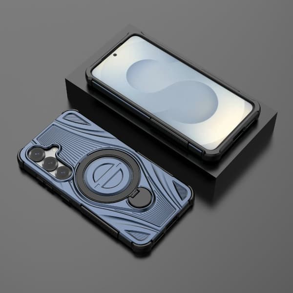 Mobilskal för Samsung Galaxy S26 Plus Magnetiskt Kickstand TPU - Mörkblå