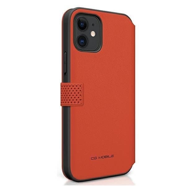 Ferrari Lompakkokotelo iPhone 12 mini On Track Perforated - Punainen Red