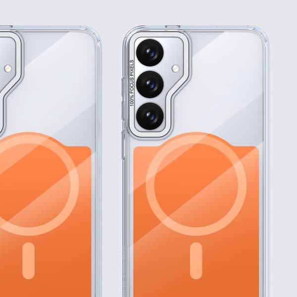 Mobilskal för Samsung Galaxy S26 Magnetiskt Shockproof TPU - Orange
