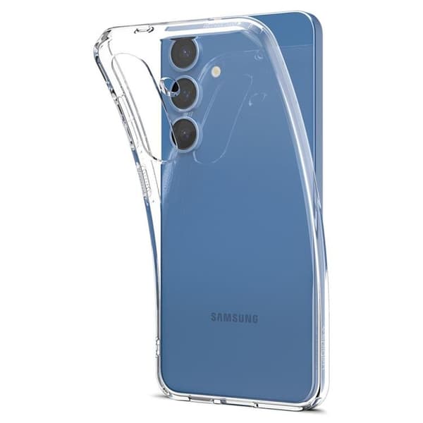 Spigen Telefontaske til Galaxy S25 Plus Flydende Krystal - Krystalklar Transparent