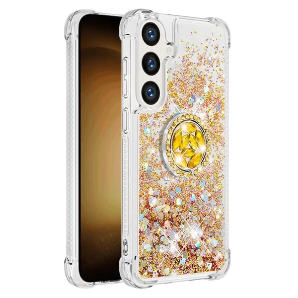 Mobilskal för Samsung Galaxy S26 Plus TPU Kickstand - Guld