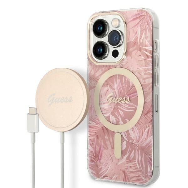 Guess Mobilskal till iPhone 14 Pro MagSafe MagSafe Jungle