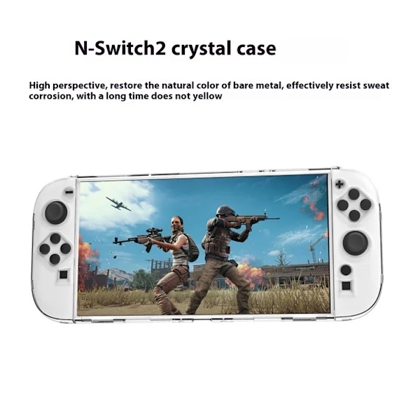 PGTECH Nintendo Switch 2 Mobilskal Spelkonsol - Transparent Transparent