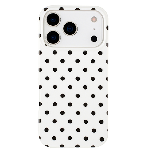 Mobilskal till iPhone 17 Pro Max Dot Design Imd Tpu Vit