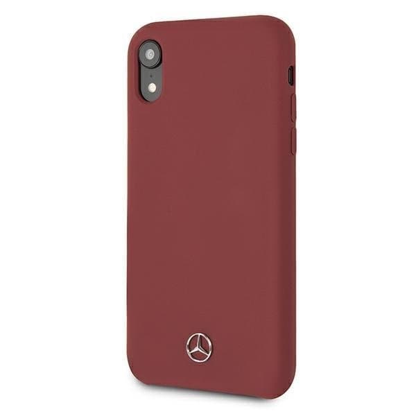 Mercedes Silicone Line -kuori iPhone XR:lle - Punainen Red