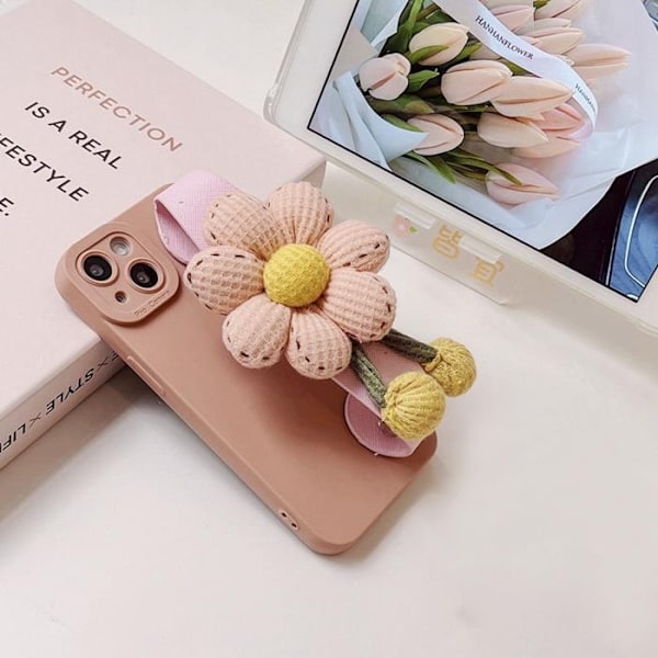 Pumpkin Handrem iPhone 11 Skal - Rosa Rosa