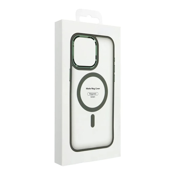 iPhone 15 Plus Mobilskal Magsafe Matte - Grön