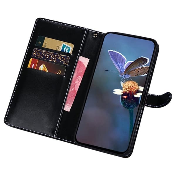 IDEWEI Oppo Find X9 Pro Plånboksfodral Konstläder Flip - Svart