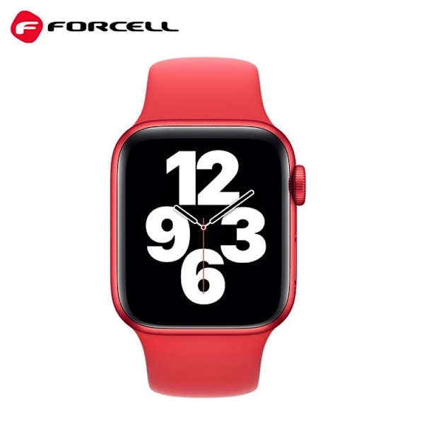 Forcell Apple Watch 6/7/8/SE/Ultra (42/44/45/49mm) Band - Röd