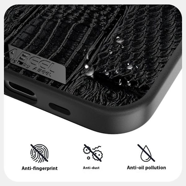 ABEEL Mobilskal till iPhone 16e MagSafe Äkta Läder Blå