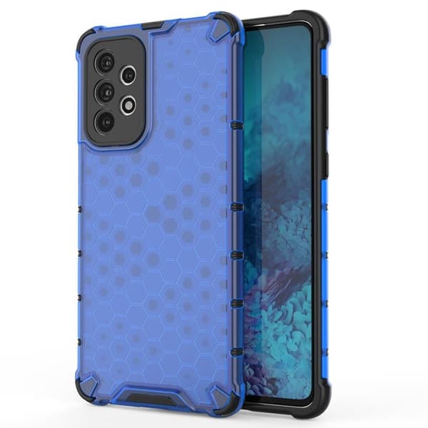 Galaxy A73 Skal Honeycomb Armored - Blå Blå