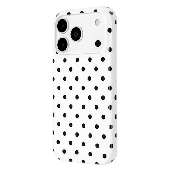 Mobilskal till iPhone 17 Pro Dot Design Imd Tpu Vit