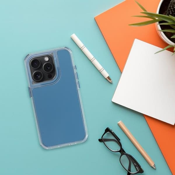 Telefontaske til iPhone 11 Matrix - Blå Blå