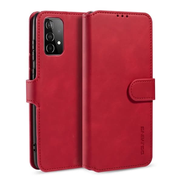 DG.MING Retro Mobilskal för Samsung Galaxy A52/A52s 5G - Röd