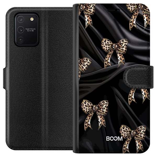 Pung etui til Samsung Galaxy S10 Lite med Leopard Bow