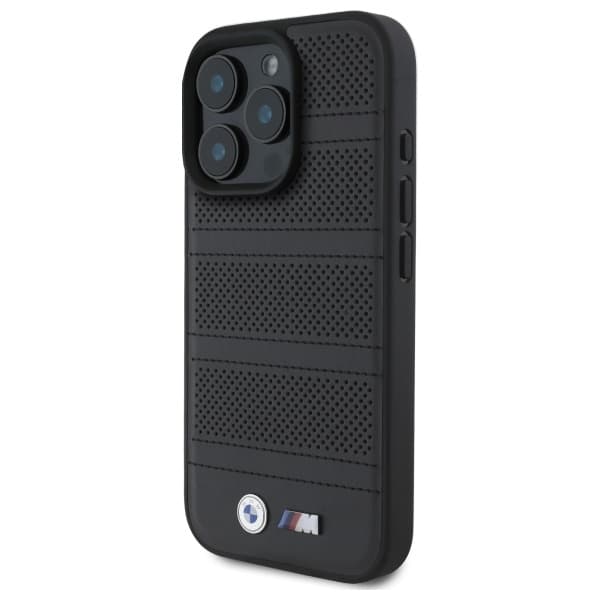 BMW telefontaske til iPhone 16 Pro Max MagSafe M perforeret linje