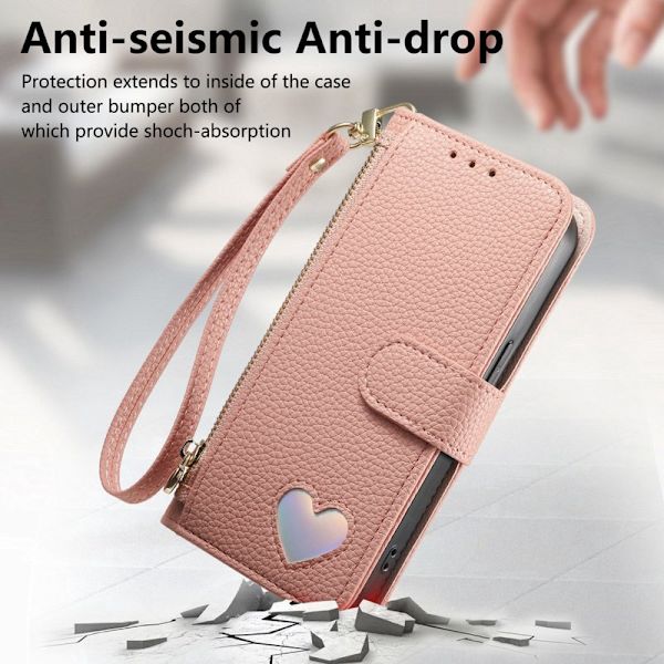 Plånboksfodral för Samsung Galaxy S26 Plus TKonstläder - Rosa