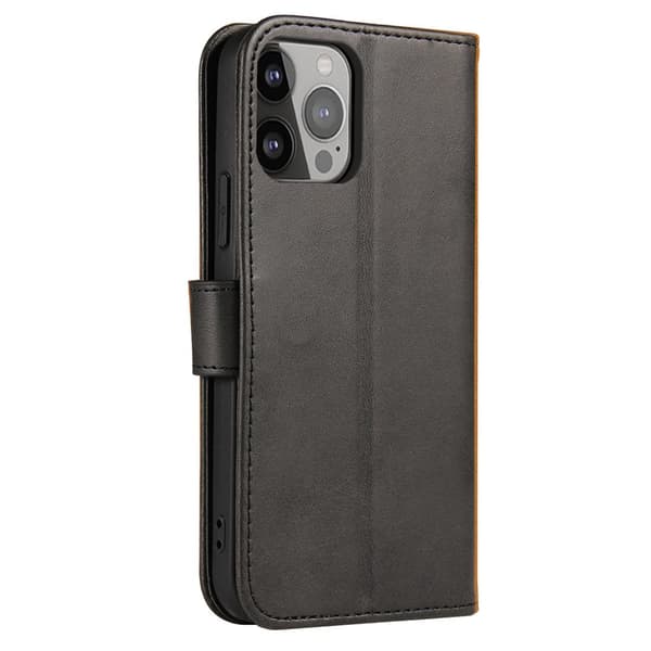 Google Pixel 7 Pro Lompakkokotelo Magnet Kickstand Flip - Musta Black
