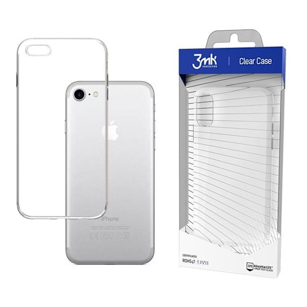 3MK Skal iPhone 7 / 8 / SE  - Transparent Transparent