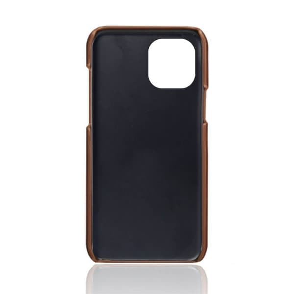 Retro Mobilcover med Kortlommer iPhone 13 Pro Max - Brun Brown