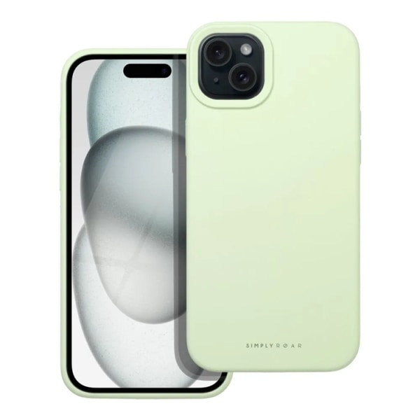 Roar iPhone 13 Mobilskal Roar Cloud Skin - Ljusgrön