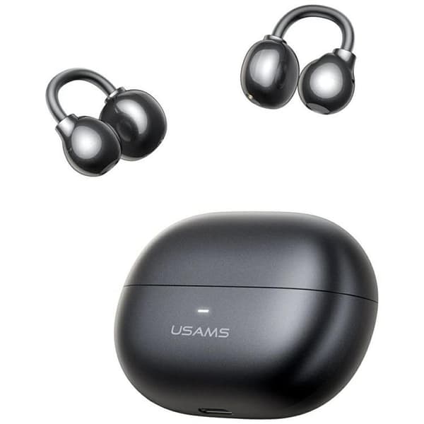 USAMS In-Ear Hörlurar Bluetooth Clip-on Echo R02 - Grå Grå