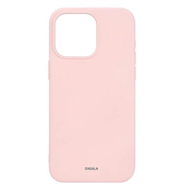 Onsala iPhone 15 Pro Max Mobilskal Magsafe Silicone - Chalk Rosa