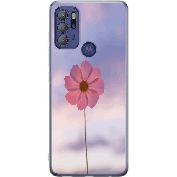Mobilskal till Motorola Moto G60S med Rosa blomma