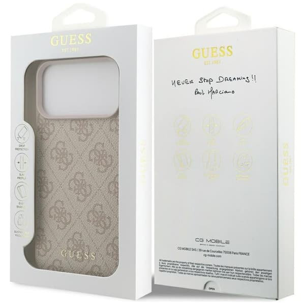 Guess telefontaske til iPhone 17 Pro Max 4G Classic - Lyserød Rosa