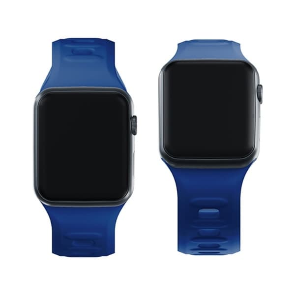 3mk Apple Watch (38/40/41mm) Armband Silikon - Blå