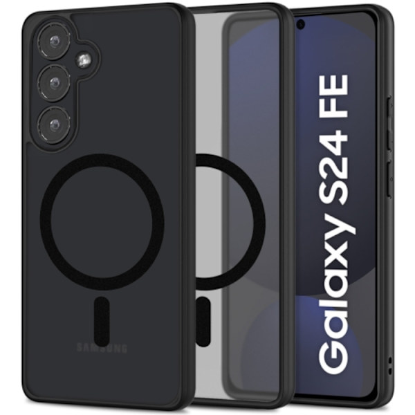 Tech Protect Telefontaske til Galaxy S24 FE Magsafe - Mat Sort Svart