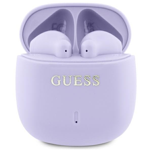 Guess TWS In-Ear øretelefon Bluetooth Trykt Klassisk Logo - Lilla Lila