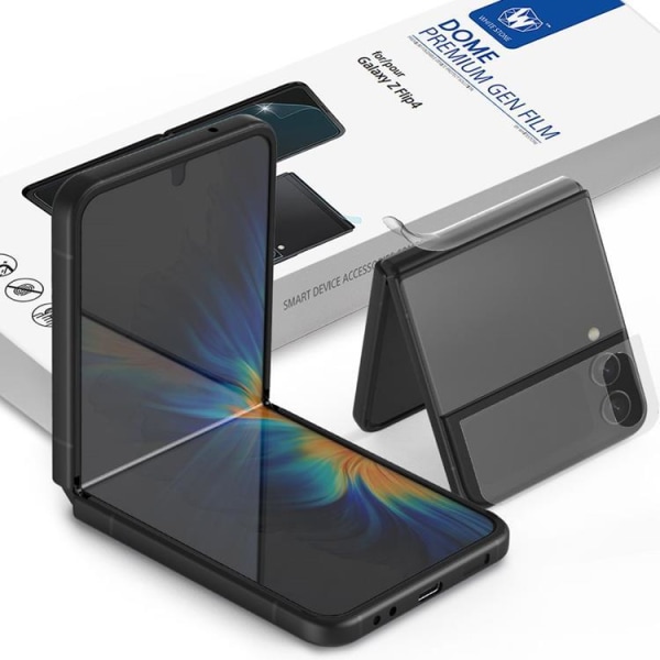 Whitestone Galaxy Z Flip 4 Skærmbeskytter i hærdet glas Premium Gen Fi