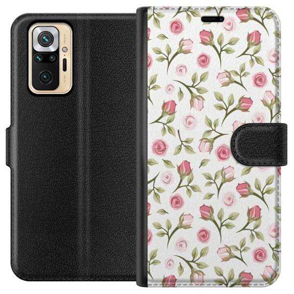 Pungcover til Xiaomi Redmi Note 10 Pro med Blomstret