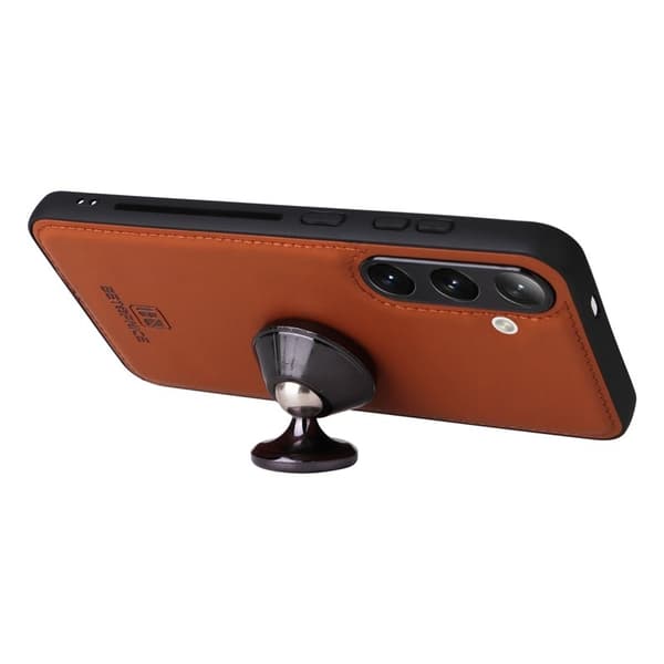 BETOPNICE Samsung Galaxy S24+ Plånboksfodral - Detachable Konstläder- Brun