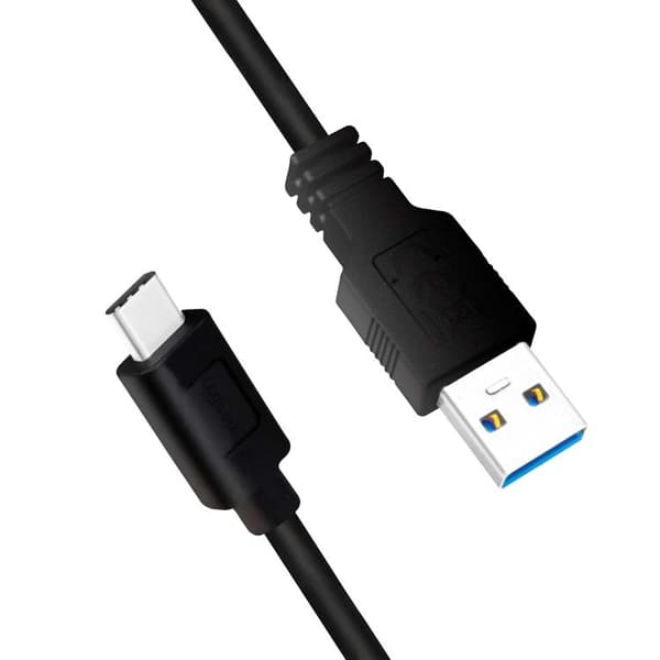Logilink USB-C till USB-A kabel 0.15m 15W - Svart Black
