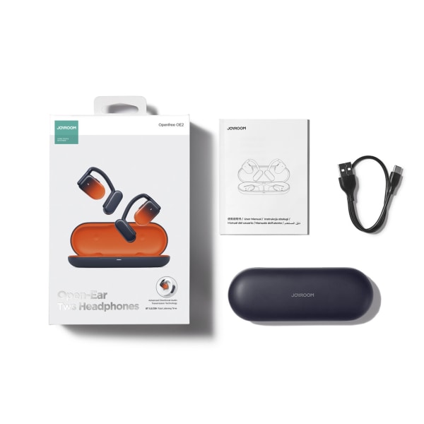 Joyroom Openfree TWS Trådløse On-Ear Hovedtelefoner - Orange