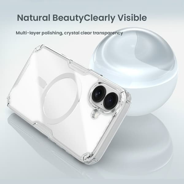 NILLKIN Nature Pro Series Mobilskal till iPhone 17 MagSafe TPU PC Grå